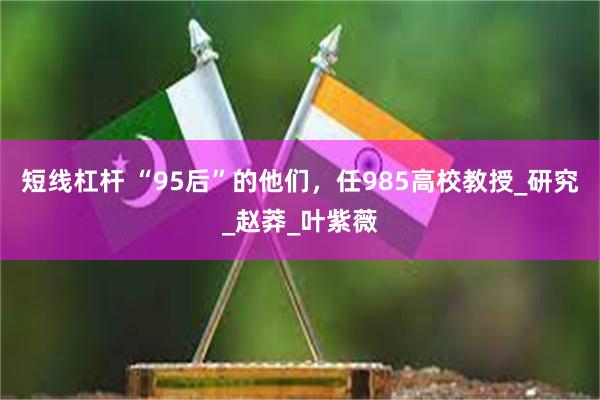 短线杠杆 “95后”的他们，任985高校教授_研究_赵莽_叶紫薇