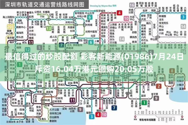 最信得过的炒股配资 彩客新能源(01986)7月24日斥资16.04万港元回购20.05万股